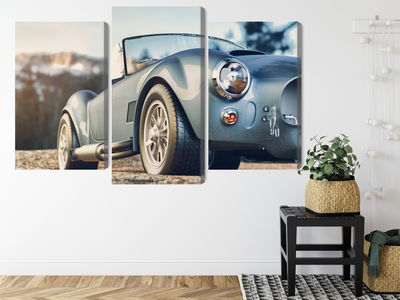 Ljuddämpande tavla - Classic retro car