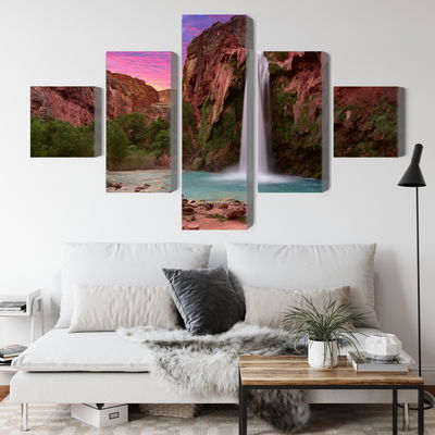 Ljuddämpande tavla - Havasupai waterfalls