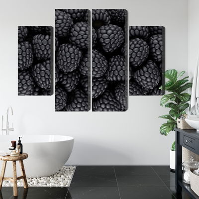 Ljuddämpande tavla - Blackberries on a macro scale