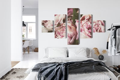 Ljuddämpande tavla - Delicate vintage peony