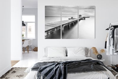 Ljuddämpande tavla - Wooden pier