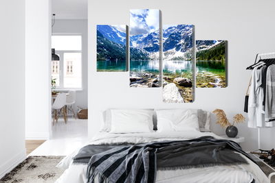 Ljuddämpande tavla - Lake morskie oko 3d