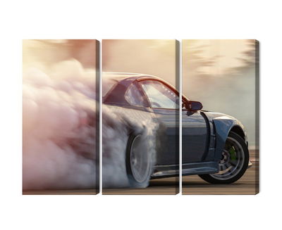 Ljuddämpande tavla - Sports car in a cloud