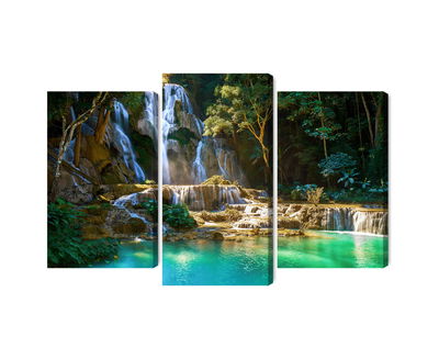 Ljuddämpande tavla - Kuang si waterfall