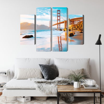 Ljuddämpande tavla - The Golden Gate bridge