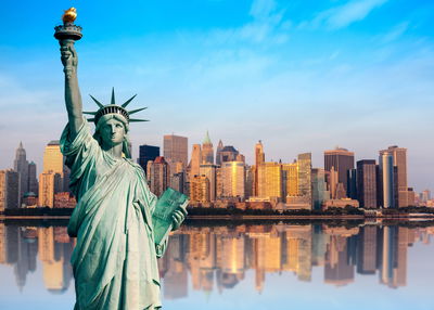 Ljuddämpande tavla - Statue of liberty in New York