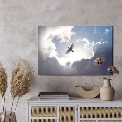 Ljuddämpande tavla - Bird on a background