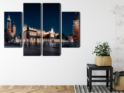 Ljuddämpande tavla - Kraków's cloth hall and st.