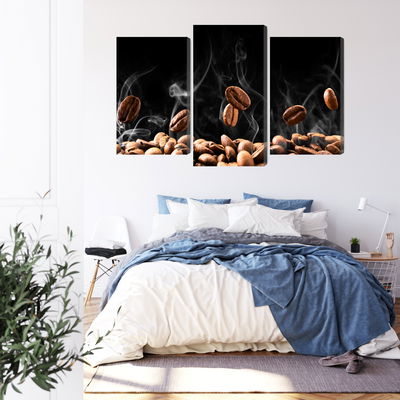 Ljuddämpande tavla - Hot coffee beans