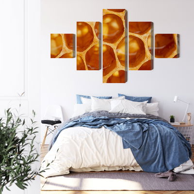 Ljuddämpande tavla - Honeycomb in macro scale