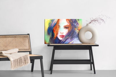 Ljuddämpande tavla - Portrait of a young woman