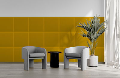 Firkantet lydabsorber - fløjl