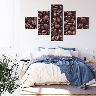 Ljuddämpande tavla - Roasted coffee beans