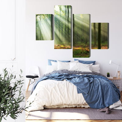 Ljuddämpande tavla - Forest landscape