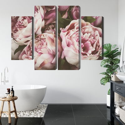 Ljuddämpande tavla - Delicate vintage peony