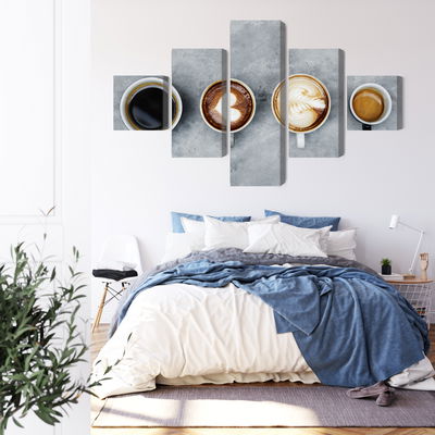 Ljuddämpande tavla - Cups with coffee