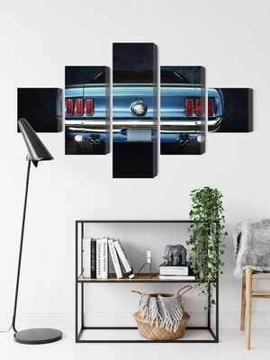 Ljuddämpande tavla - The back of an old ford