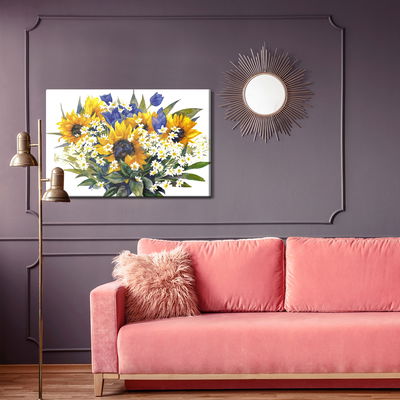 Ljuddämpande tavla - Composition from chamomile