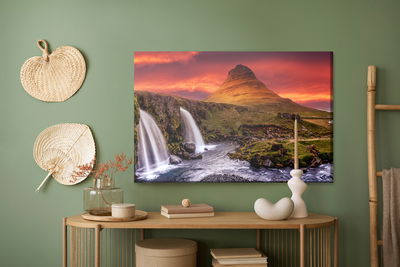 Ljuddämpande tavla - Kirkjufellsfoss waterfall