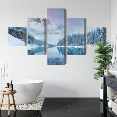 Ljuddämpande tavla - Canadian Moraine Lake on a