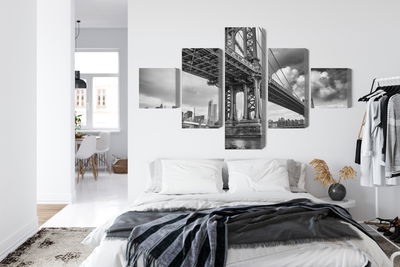 Ljuddämpande tavla - Manhattan bridge in New York