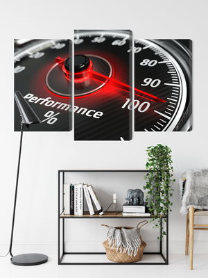 Ljuddämpande tavla - Modern 3d counter