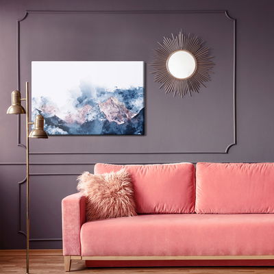 Ljuddämpande tavla - Abstract mountain ranges