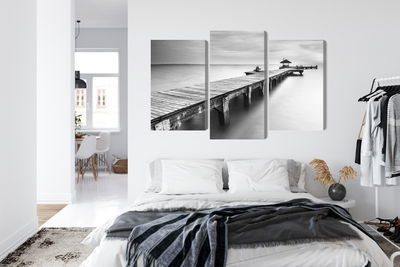 Ljuddämpande tavla - Wooden pier