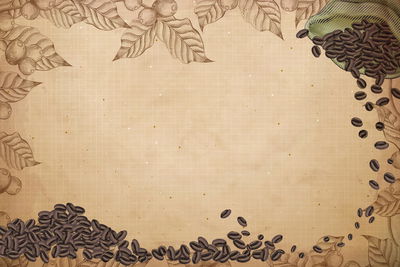 Ljuddämpande tavla - Grains on a jute bag