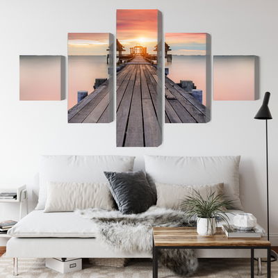 Ljuddämpande tavla - Hazy sea