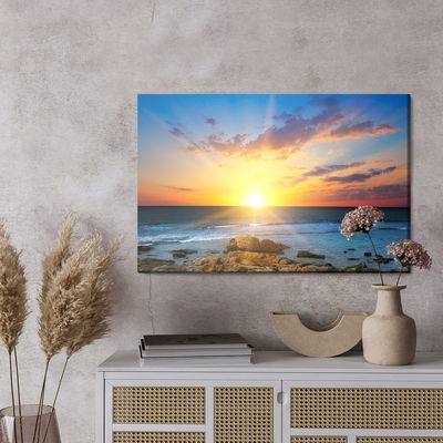 Ljuddämpande tavla - Sunrise on the seashore