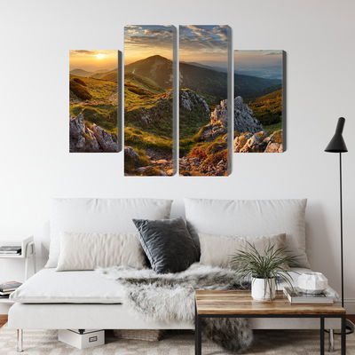 Ljuddämpande tavla - Bread mountain peak