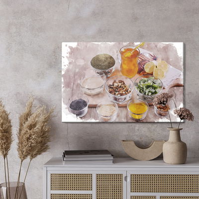 Ljuddämpande tavla - Spices, herbs and honey