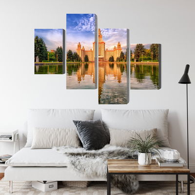 Ljuddämpande tavla - View of the building