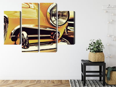 Ljuddämpande tavla - The front of a vintage car