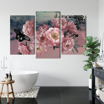 Ljuddämpande tavla - Bouquet of flowers