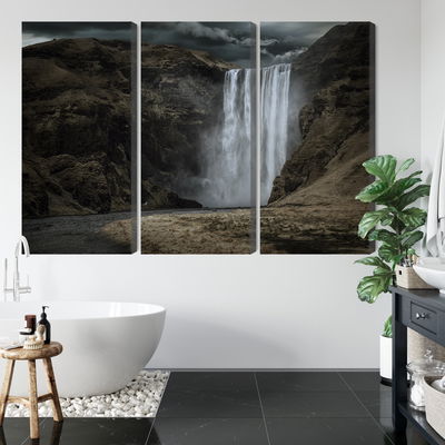 Ljuddämpande tavla - The majestic skogafoss