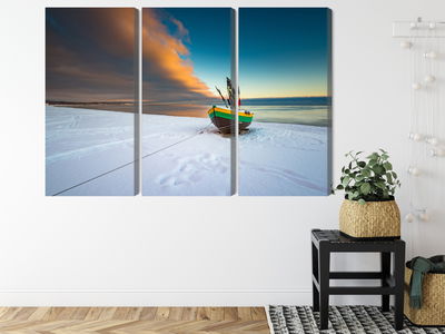 Ljuddämpande tavla - Fishing boat