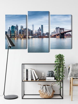 Ljuddämpande tavla - Panoramic view of the city