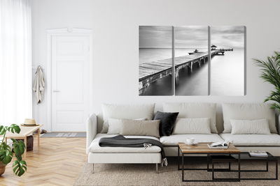 Ljuddämpande tavla - Wooden pier