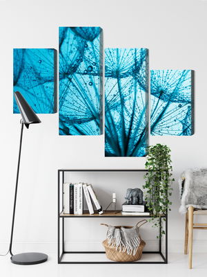 Ljuddämpande tavla - A close-up of a 3d dandelion