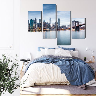 Ljuddämpande tavla - Panoramic view of the city