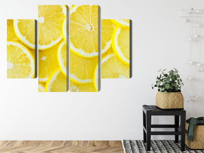 Ljuddämpande tavla - Lemon slices