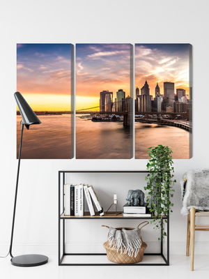 Ljuddämpande tavla - Panorama of the brooklyn