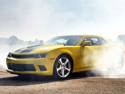 Ljuddämpande tavla - 3d drifting yellow car