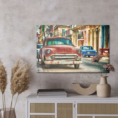 Ljuddämpande tavla - Of old american cars