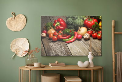 Ljuddämpande tavla - Vegetables for lunch