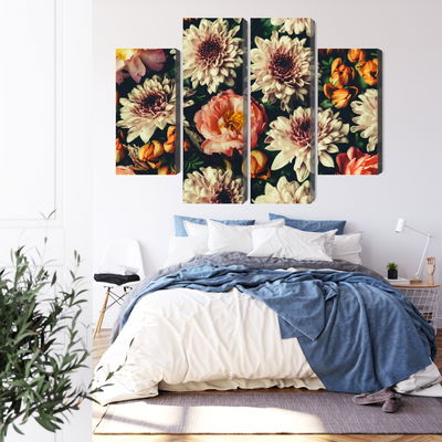 Ljuddämpande tavla - Variety of colorful 3d