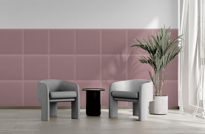 Firkantet lydabsorber - fløjl