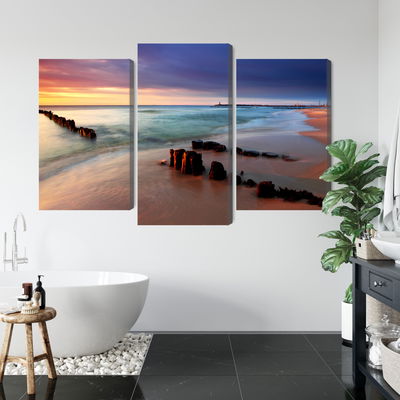 Ljuddämpande tavla - Sunrise over the baltic sea